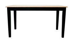 Стол обеденный раздвижной edmund (mak-interior) коричневый 140x76x80 см.