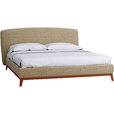 Кровать сканди лайт (r-home) коричневый 193x110x232 см.