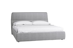 Кровать сканди (r-home) серый 156x119x230 см.