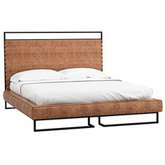 Кровать loft грейс (r-home) коричневый 160x140x230 см.