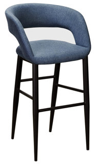 Барный стул walter сканди блю арт (r-home) синий 55x98x56 см.