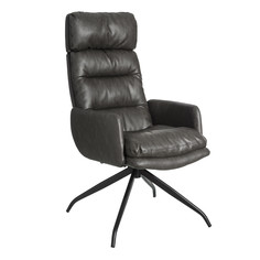 Кресло teirist (to4rooms) черный 46.0x107.0x76.0 см.