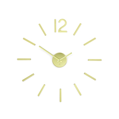 Часы настенные blink (umbra) золотой 99x3 см.