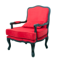 Кресло nitro red (mak-interior) красный 69x95x68 см.