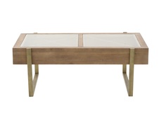 Стол ike (to4rooms) бежевый 122.0x45.0x75.0 см.