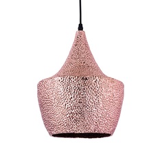 Светильник подвесной lux beat fat (desondo) розовый 32 см.