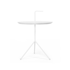 Кофейный столик dlm (desondo) белый 50 см.