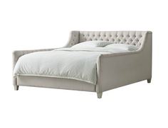 Кровать devyn tufted bed 160*200 (ml) бежевый 174x100x215 см. M&L