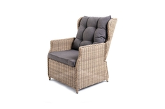 Кресло плетеное форио (outdoor) серый 75x100x87 см.