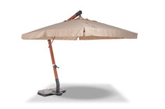 Зонт на боковой опоре «ливорно» (outdoor) белый 300x300x300 см.