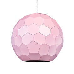 Светильник подвесной otona (desondo) розовый 58 см.