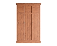 Шкаф трехстворчатый palermo natural (etg-home) коричневый 125x195x61 см.