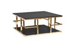 Стол журнальный (garda decor) золотой 90x40x90 см.