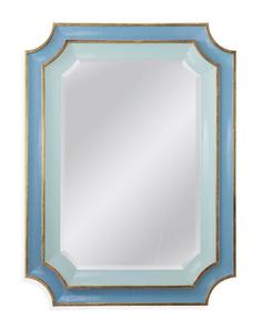 Зеркало кьяра (francois mirro) голубой 91.0x121.0x4.0 см.