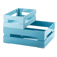 Набор ящиков tidy &amp; store (2 шт) (guzzini) голубой 30x20x22 см.