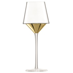 Набор бокалов для вина space (2 шт) (lsa international) золотой 19x24x9 см.
