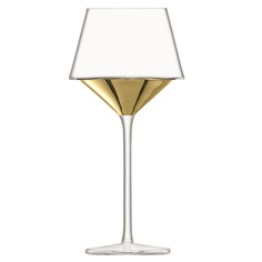Набор бокалов для вина space (2 шт) (lsa international) золотой 21x22x10 см.