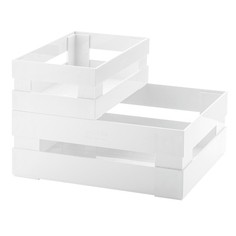 Набор ящиков tidy &amp; store (guzzini) белый 30x20x22 см.