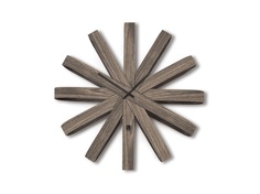 Часы настенные ribbonwood (umbra) коричневый 50x50x10 см.
