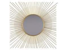 Зеркало солерно (francois mirro) золотой 120.0x120.0x2.0 см.