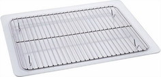 Стеклянный противень с решеткой из нержавеющей стали Smeg