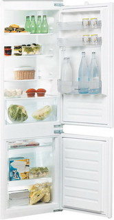 Встраиваемый двухкамерный холодильник Indesit