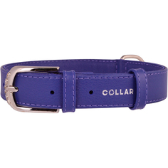 Ошейник для собак COLLAR Glamour без украшений 25 мм 38-49 см Фиолетовый