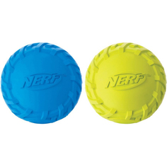 Игрушка для собак Nerf Шина Мяч резиновый пищащий 6 см В ассортименте