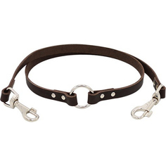 Поводок-сворка для собак ZOOEXPRESS 1 сл 14 мм 60 см Коричневый