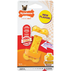 Игрушка для собак NYLABONE Косточка экстра жесткая с ароматом сыра XS