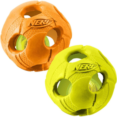 Игрушка для собак Nerf Мяч светящийся 9 см