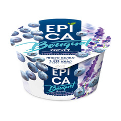 Йогурт Epica Bouquet голубика, лаванда 4,8% 130 г