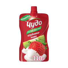 Йогурт питьевой Чудо Клубника, киви 2,6% 110 г