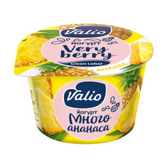 Йогурт Valio Clean Label с ананасом 2,6% 180 г