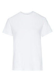 Свободная белая футболка Girlfriend Re/Done