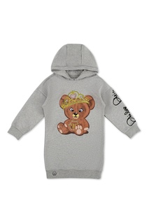 Серое худи с принтом Philipp Plein