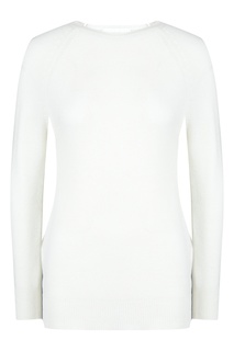 Белый удлиненный пуловер Fabiana Filippi