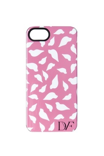 Чехол для iPhone 5 Lip Silhouette Pink Diane Von Furstenberg