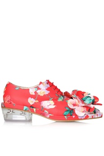 Ботинки с цветочным принтом Simone Rocha