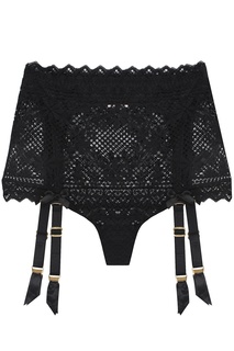 Высокие трусики Stone черные Agent Provocateur
