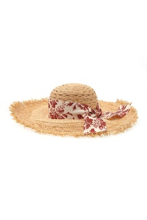 Шляпа с бежевой лентой Gucci