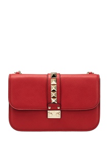 Кожаная сумка Lock Valentino