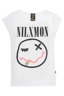 Хлопковая футболка Nil X Mon Nil&Mon
