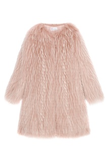 Шуба из меха енота Red Valentino
