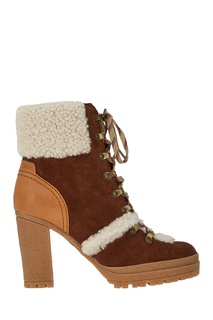 Замшевые ботильоны See by Chloé