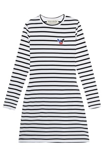 Платье в черно-белую полоску Être Cécile