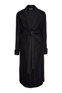 Шерстяное пальто с металлизированной нитью Ann Demeulemeester