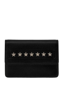 Черная сумка с заклепками-звездами Red Valentino