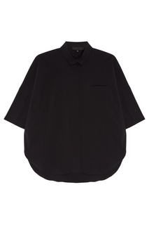 Черная хлопковая рубашка Tegin