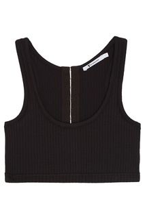 Хлопковый кроп-топ Alexanderwang.T